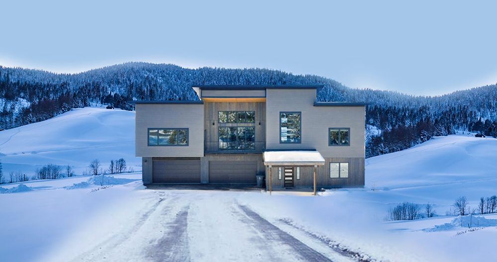 Purchase cad and design blueprint plans for rustic modern mountain homes online