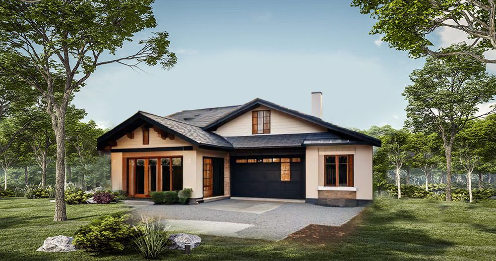 Purchase cad and design blueprint plans for rustic modern mountain homes online