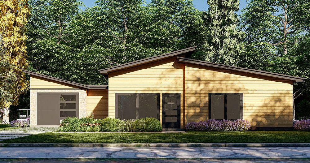Purchase cad and design blueprint plans for rustic modern mountain homes online