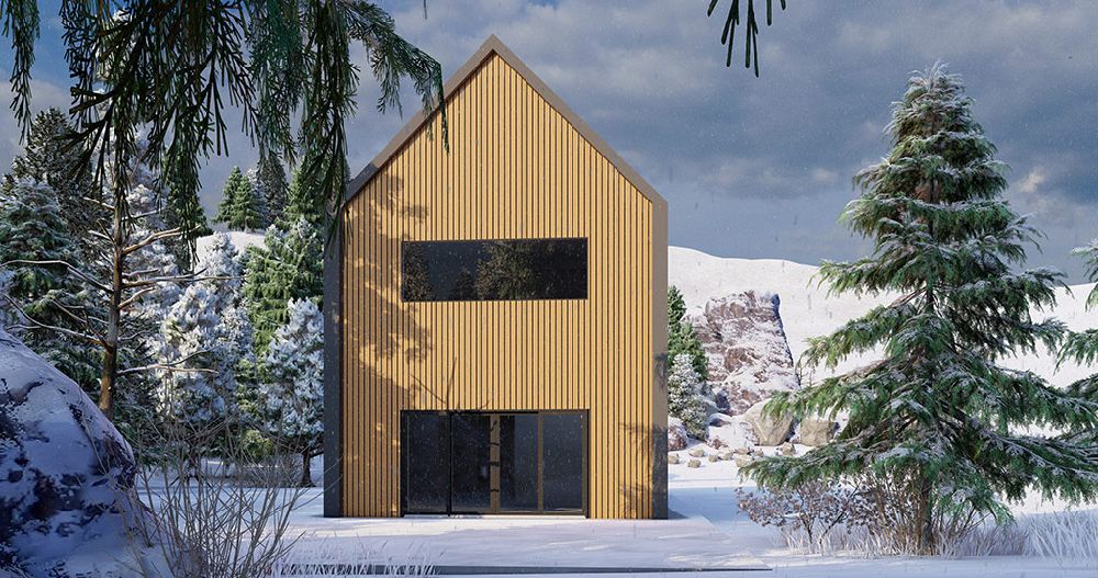 Purchase cad and design blueprint plans for rustic modern mountain homes online